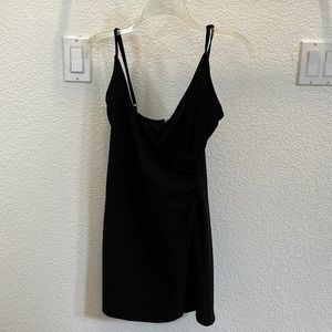 Black mini dress
